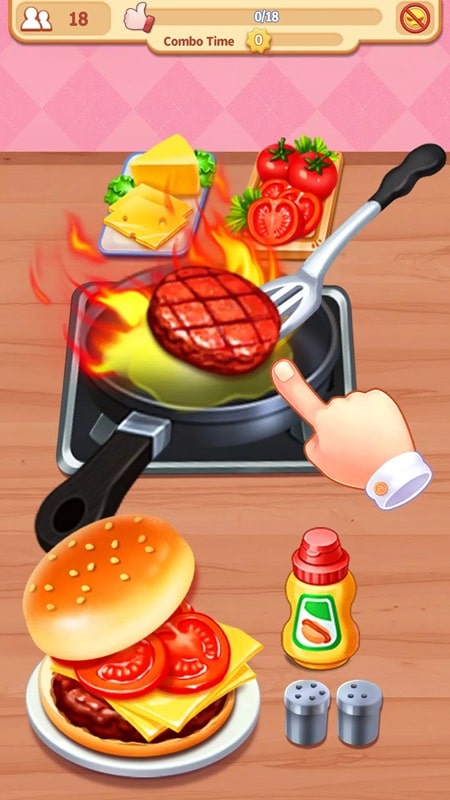 My Restaurant Cooking Home screenshot 2