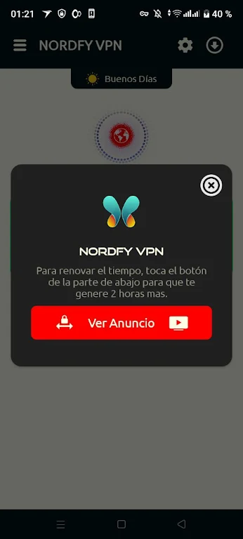 NORDFY VPN screenshot 2