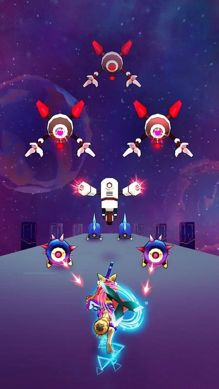 Galaxy Ninja: Amaze 3D Runner screenshot 2