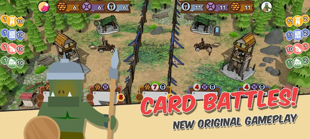 Castle Wars 3D: Card Fight screenshot 3