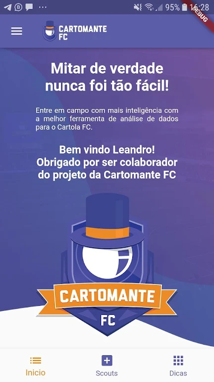 Cartomante FC Dicas e Parciais screenshot 1