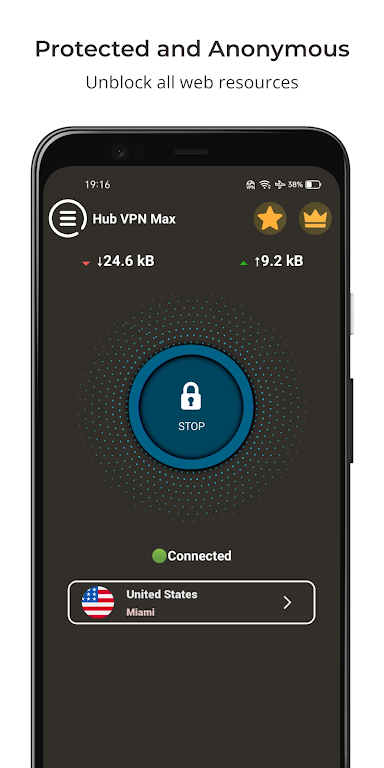 Hub VPN Max - Secure VPN Proxy screenshot 2