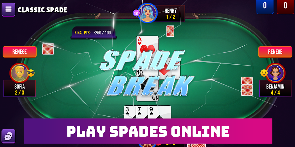 Renege: Spades Multiplayer + screenshot 3