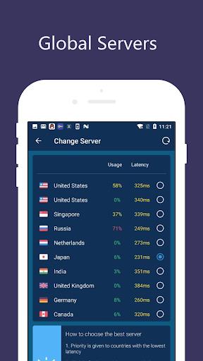 Free VPN Unlimited Proxy - Proxy Master screenshot 2