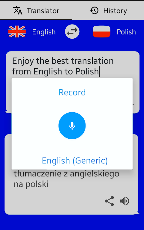 Polish - English Translator ( screenshot 1