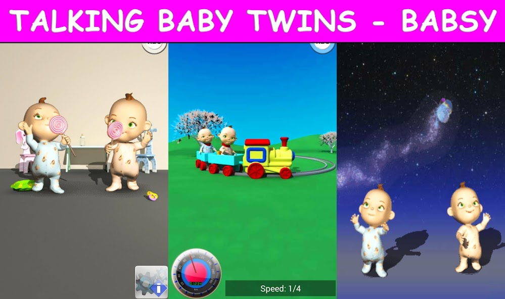 Talking Baby Twins - Babsy Mod screenshot 2