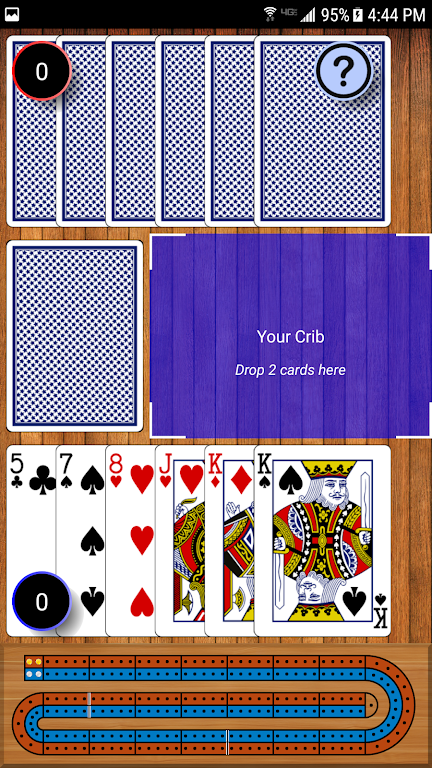 Grandpas Cribbage screenshot 1