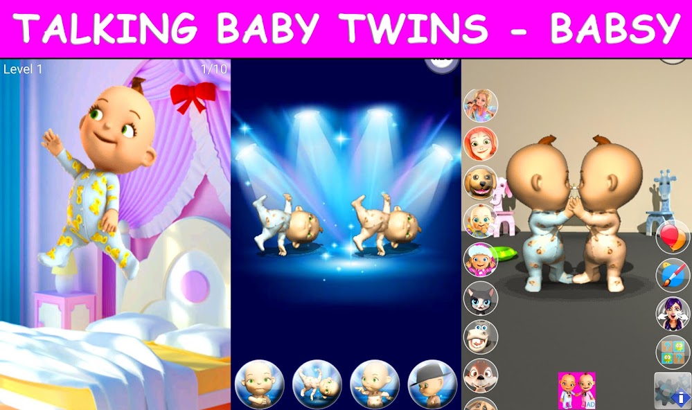 Talking Baby Twins - Babsy Mod screenshot 3