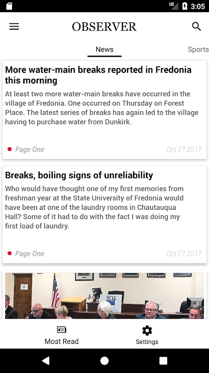 Dunkirk Observer screenshot 1