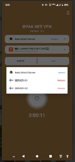 IRFAN NET VPN screenshot 3