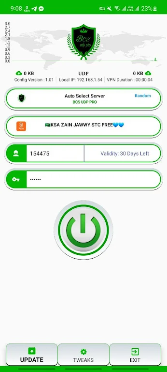 BCS UDP PRO - Secure VPN screenshot 4