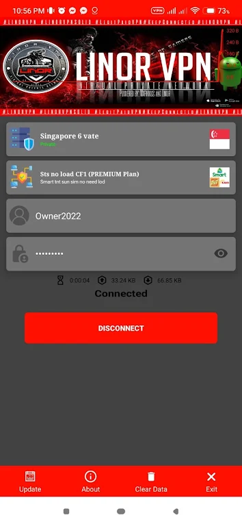 LINOR VPN TUNNEL screenshot 2