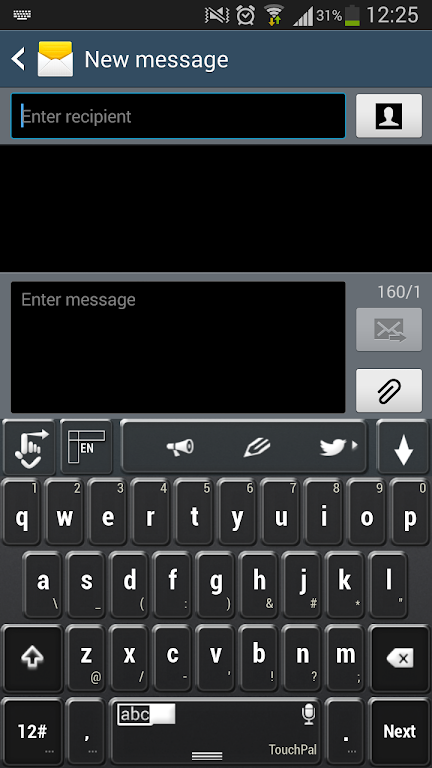 Dark Keyboard screenshot 1