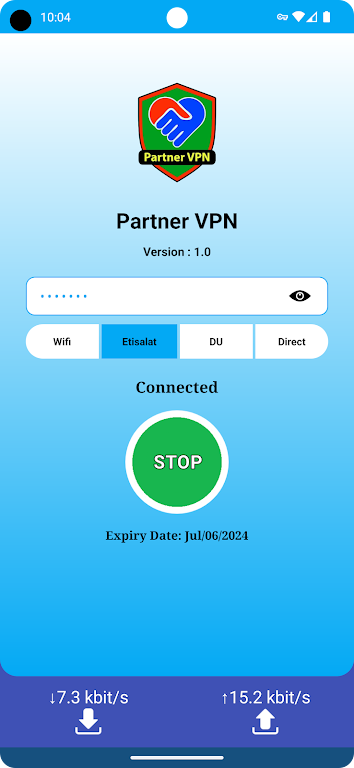 Partner VPN screenshot 1