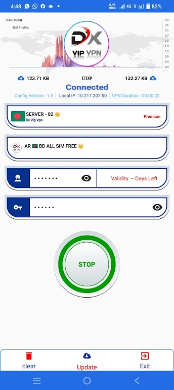 Dx Vip Vpn Fast & Secure screenshot 1