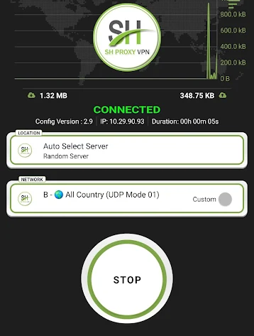 SH PROXY VPN screenshot 2