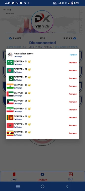 Dx Vip Vpn Fast & Secure screenshot 2
