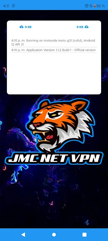 JMC NET VPN screenshot 1