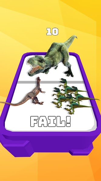 Merge Dinosaurs Battle Fight Mod screenshot 4