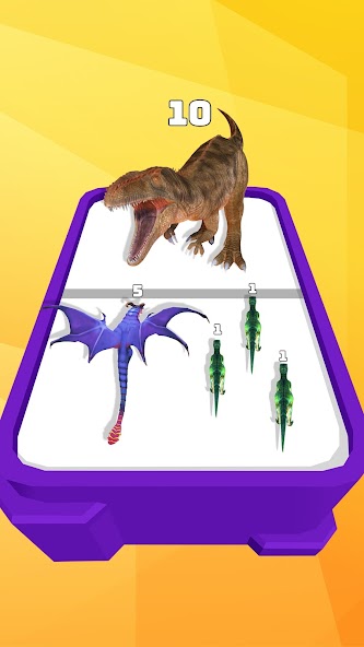 Merge Dinosaurs Battle Fight Mod screenshot 3