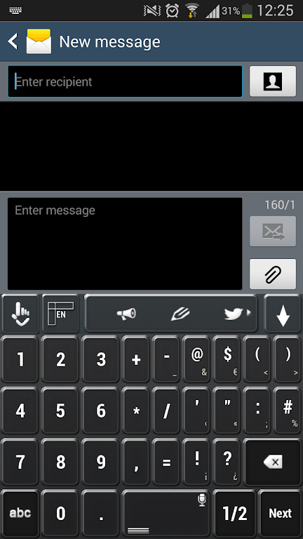 Dark Keyboard screenshot 3