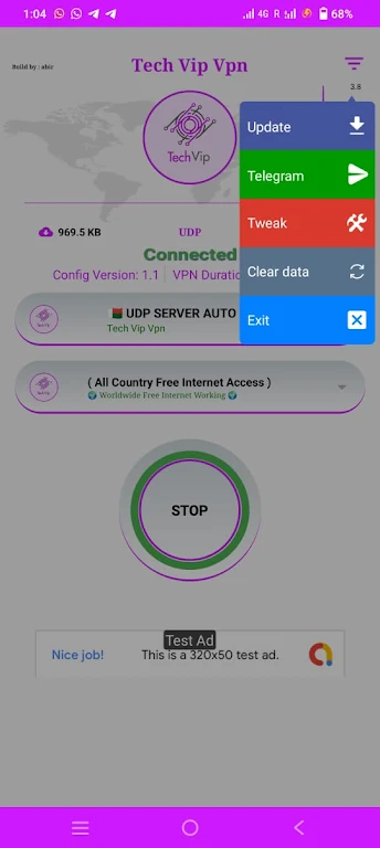 Tech Vip Vpn - Fast & Safe screenshot 1