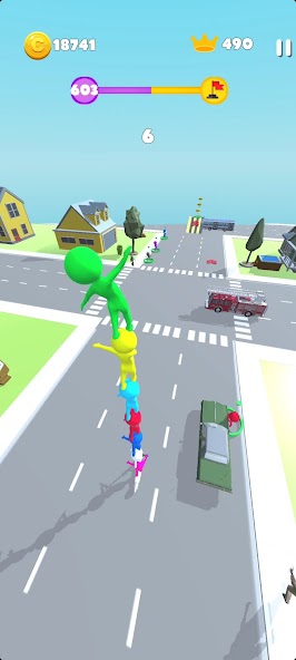 Scooter Taxi - Delivery Human Mod screenshot 3