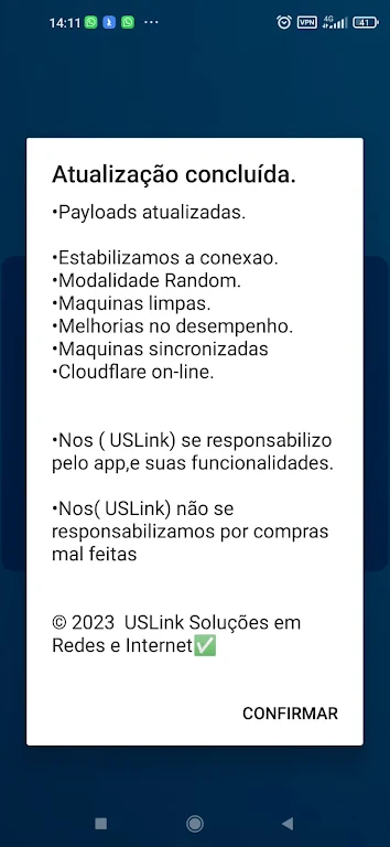 USLINK VPN screenshot 2