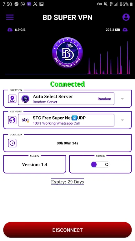 BD SUPER VPN screenshot 1