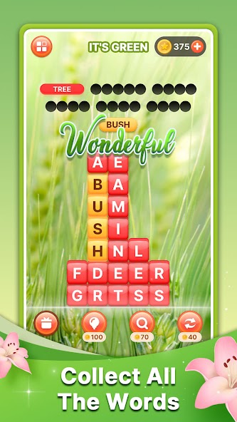 Word Search Block Puzzle Game Mod screenshot 2