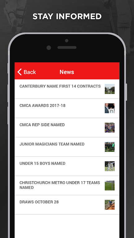 Christchurch Metro Cricket screenshot 2