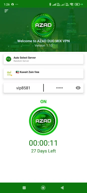 AZAD DOU MIX VPN screenshot 1