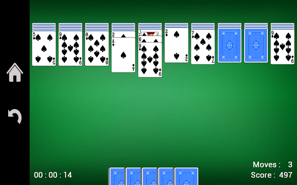 Spider Solitaire screenshot 2