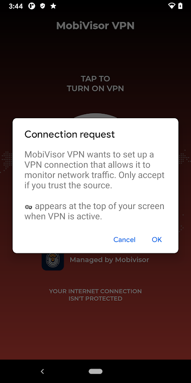 MobiVisor VPN screenshot 1