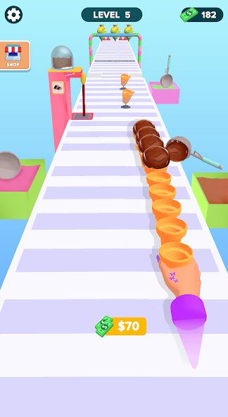 Ice Cream Stack Runner Games Mod screenshot 3