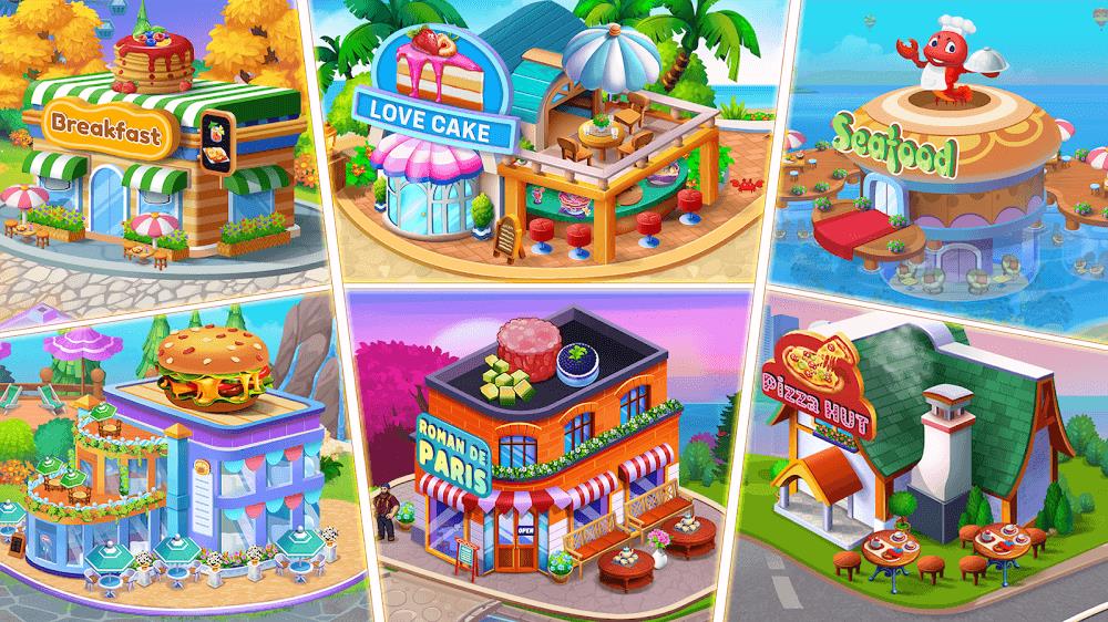 Food Voyage: Fun Cooking Games Mod screenshot 1