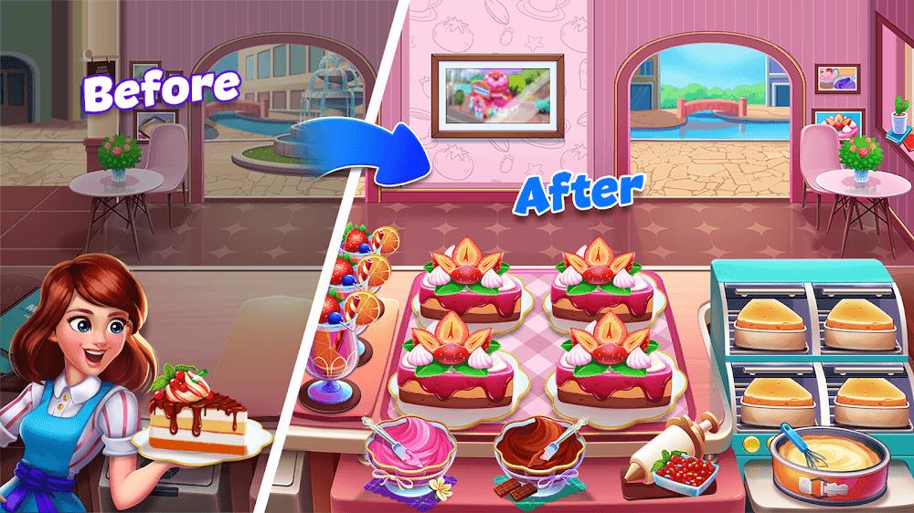 Food Voyage: Fun Cooking Games Mod screenshot 3