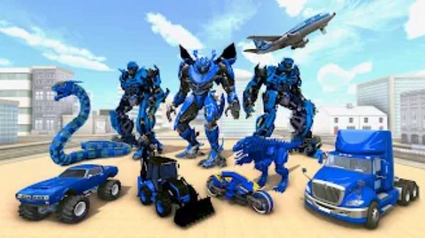 Snake Robot Car Transform Game screenshot 1