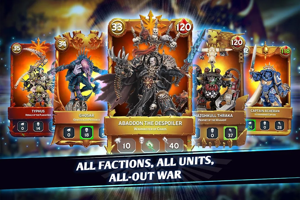 Warhammer Combat Cards - 40K screenshot 1