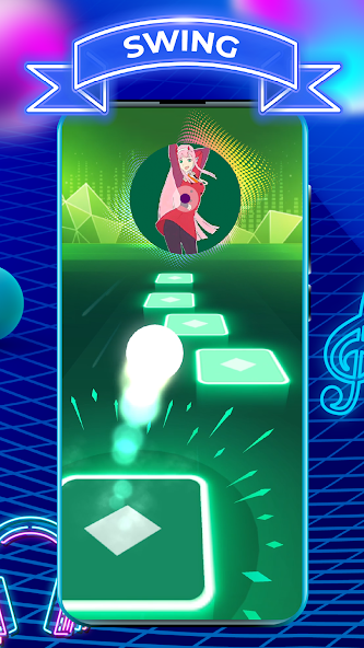 Tiles Hop EDM Rush Music Game Mod screenshot 1