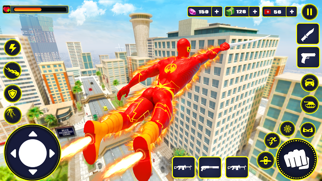 Fire Hero Robot Rescue Mission Mod screenshot 4