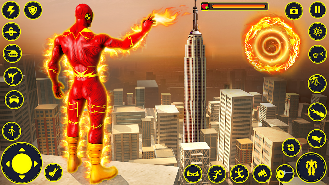 Fire Hero Robot Rescue Mission Mod screenshot 2