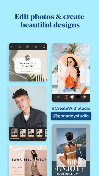 GoDaddy Studio: Graphic Design Mod screenshot 1