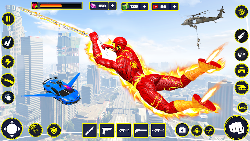 Fire Hero Robot Rescue Mission Mod screenshot 3