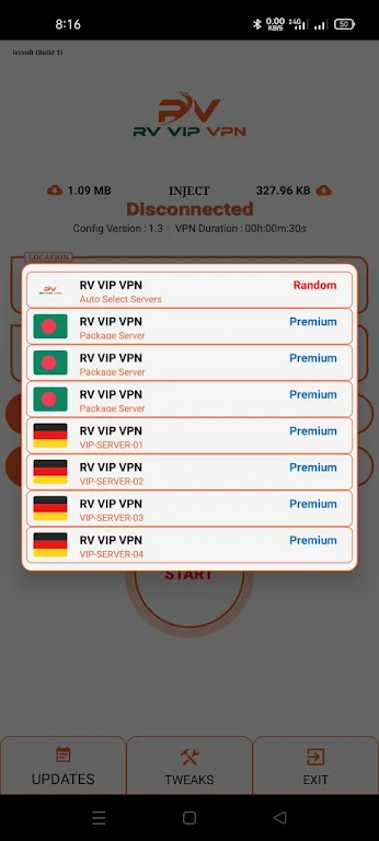 Rv Vip Vpn screenshot 2