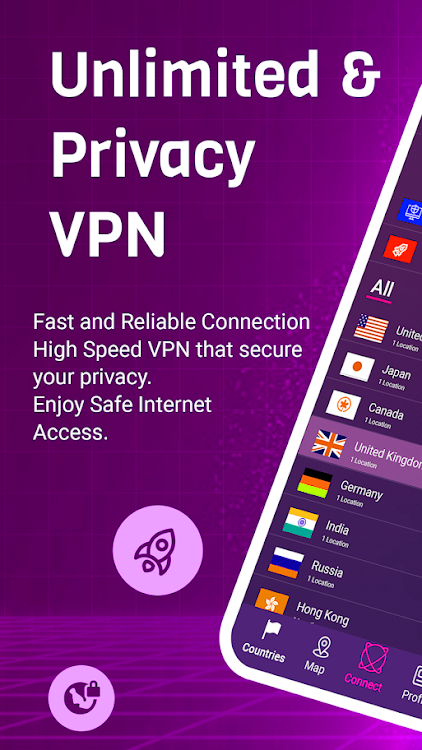 Singularity VPN & proxy client screenshot 1