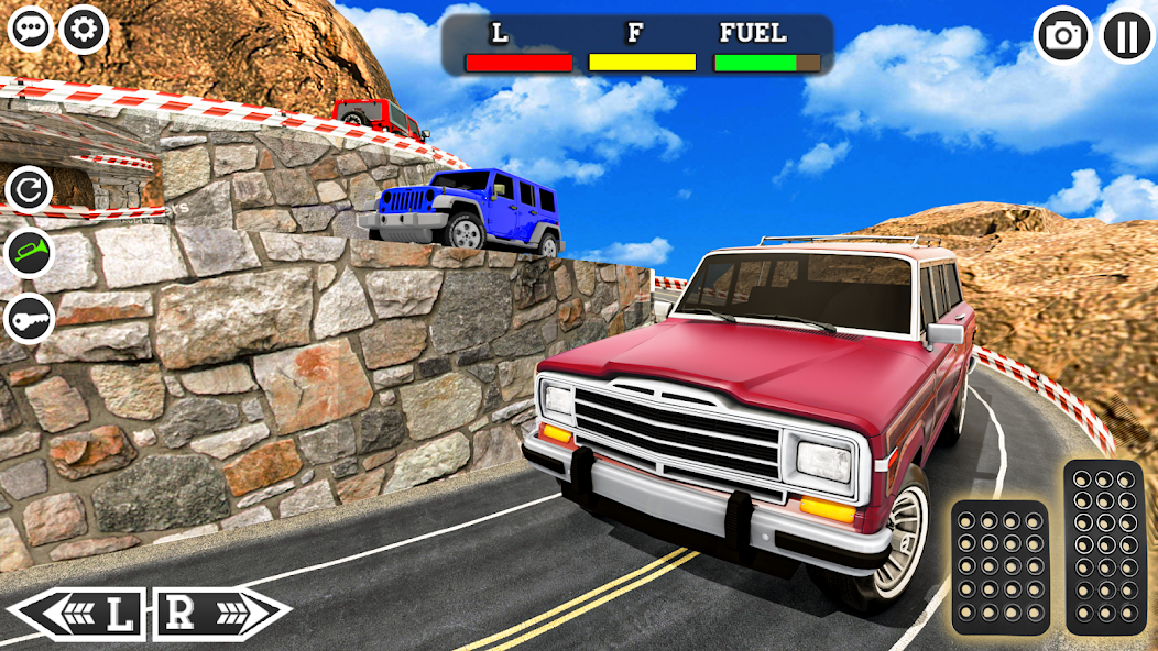 4x4 Mountain Climb Car Games Mod screenshot 2