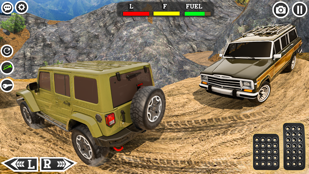 4x4 Mountain Climb Car Games Mod screenshot 3