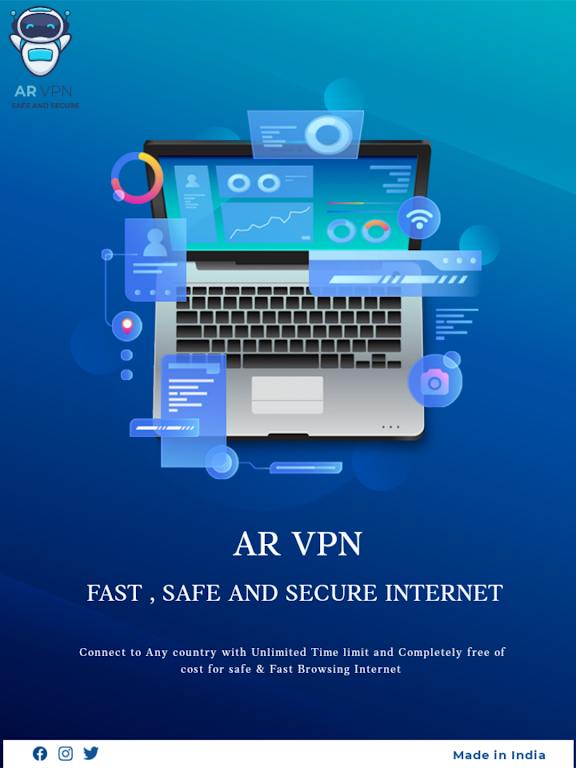 AR VPN - Fast & Safe Internet screenshot 1