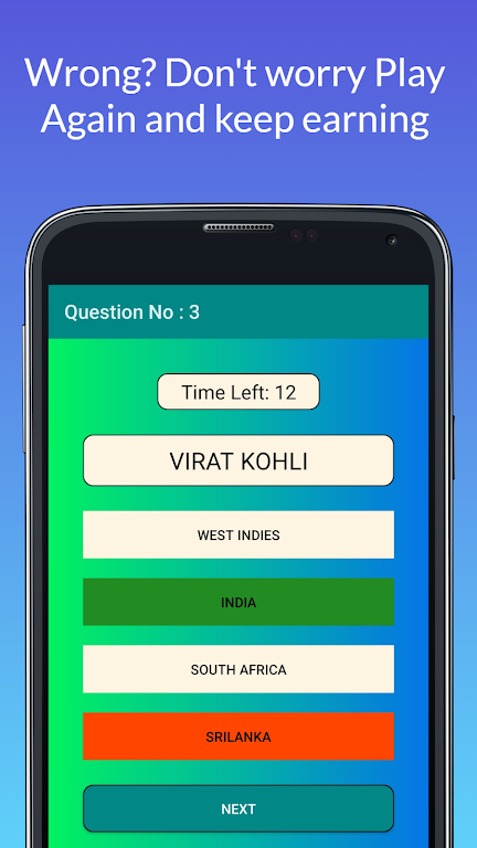 Cricket Quiz - Earn Real Money screenshot 3